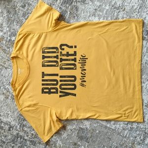 Mom life shirt size large